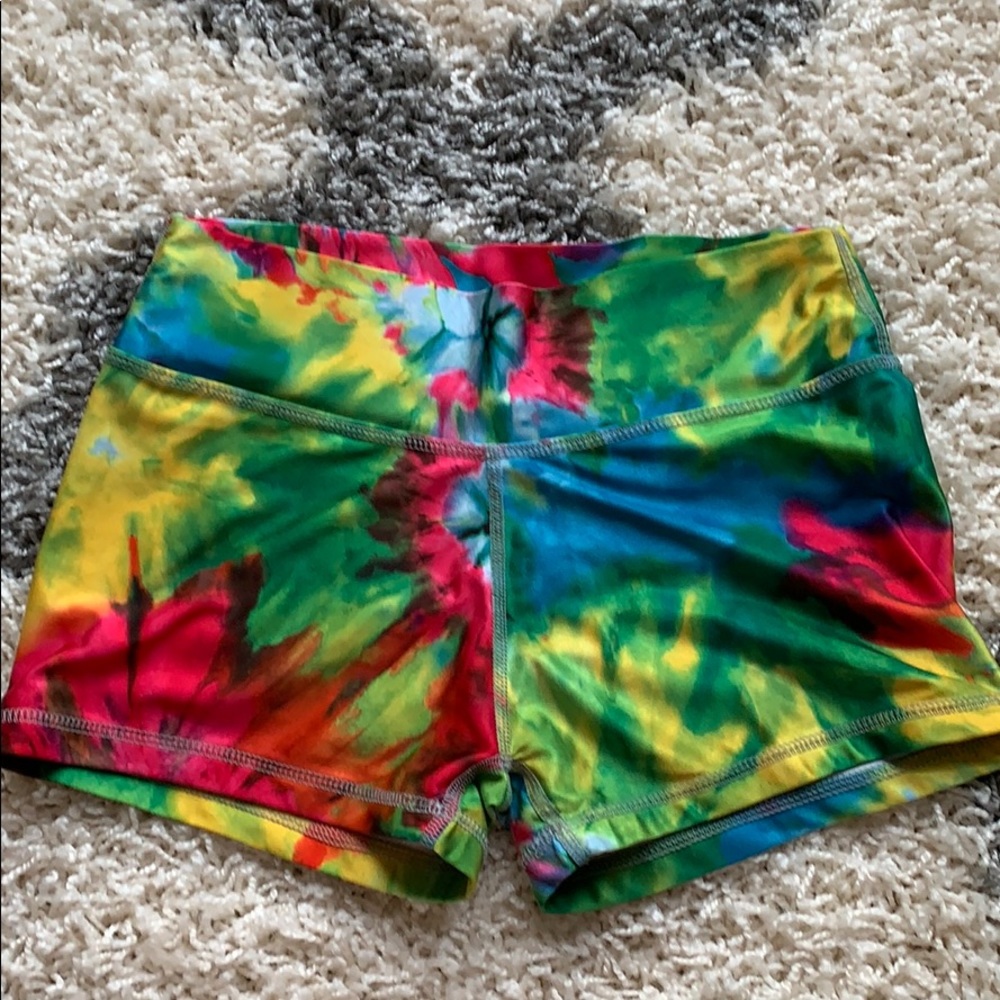 Tie dye savage swim shorts